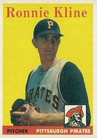 1958 Topps #82 Ronnie Kline Baseball Card