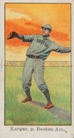 1909 American Caramel # Ed Karger Baseball Card
