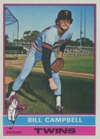 1976 Topps #288 Bill Campbell Baseball Card