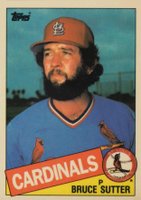 1985 Topps Tiffany #370 Bruce Sutter Baseball Card