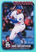 2024 Topps Update #US334 Mookie Betts Aqua Baseball Card