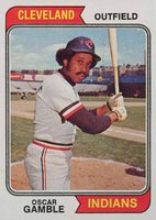1974 Topps #152 Oscar Gamble Baseball Card