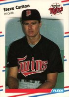1988 Fleer Glossy #7 Steve Carlton Baseball Card