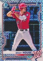 2021 Bowman Draft #BDC186 Brady House Chrome-Asia Refractor Baseball Card