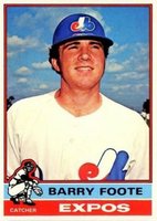1976 Topps #42 Barry Foote Baseball Card