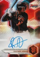 2023 Bowman's Best Best of 2023 Autographs #B23RA Rayner Arias Refractor Baseball Card