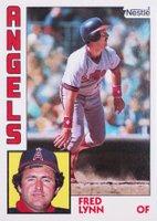 1984 Topps Nestle Hand Cut #680 Fred Lynn Baseball Card