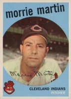 1959 Topps #38 Morrie Martin Baseball Card