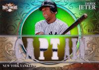 2013 Topps Triple Threads Relics #DJ1 Derek Jeter Gold Baseball Card