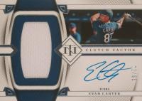2023 Panini National Treasures Clutch Factor Signatures Relics #EC Evan Carter Baseball Card