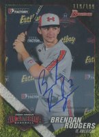2014 Bowman Under Armour All-American-Autographs #UAA13 Brendan Rodgers Baseball Card