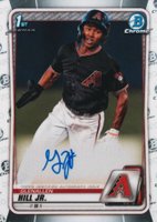 2020 Bowman Chrome Prospect Autographs #CPAGHJ Glenallen Hill Jr. Baseball Card