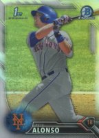 2016 Bowman Draft  #BDC92 Pete Alonso Refractor Baseball Card