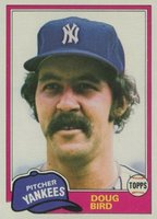 1981 Topps #516 Doug Bird Baseball Card