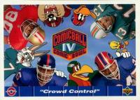 1992 Upper Deck Comic Ball 4 #100 Crowd Control Rice/Taylor/Thomas/Marino Football Card