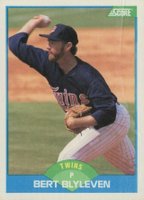 1989 Score #215 Bert Blyleven Baseball Card
