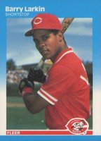 1987 Fleer #204 Barry Larkin Baseball Card