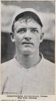 1916 Fleischmann Bakery # Christy Mathewson Hand Cut-No Tab Baseball Card