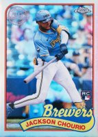 2024 Topps Chrome Update 1989 Topps Baseball #4 Jackson Chourio Baseball Card