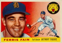 1955 Topps #11 Ferris Fain Baseball Card