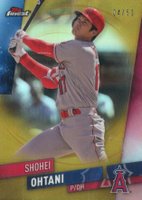 2019 Finest #100 Shohei Ohtani Gold Refractor Baseball Card