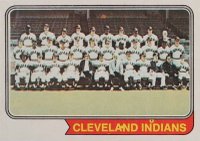 1974 Topps #541 Cleveland Indians Baseball Card