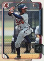 2015 Bowman Prospects #BP71 Ozhaino Albies Baseball Card