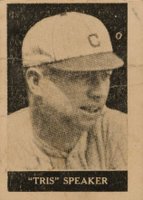 1927 Honey Boy Ice Cream #10 Tris Speaker Baseball Card