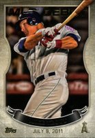 2016 Topps MLB Debut #35 Mike Trout Gold Baseball Card