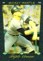 1993 Select Triple Crown #1 Mickey Mantle Baseball Card