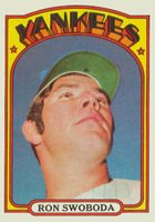 1972 Topps #8 Ron Swoboda Baseball Card