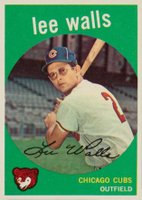 1959 Topps #105 Lee Walls Baseball Card