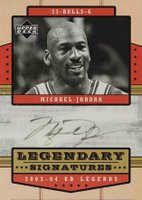 2003 Upper Deck Legends Legendary Signatures #LS-MJ Michael Jordan Basketball Card