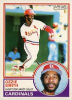 1983 O-Pee-Chee #14 Ozzie Smith Baseball Card