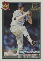 1991 Topps Desert Shield #62 Lee Guetterman Baseball Card