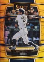 2022 Panini Select #61 Ichiro Gold Baseball Card