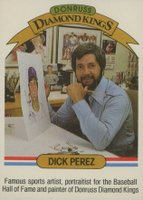 1983 Donruss # Dick Perez No Word Checklist on Back Baseball Card