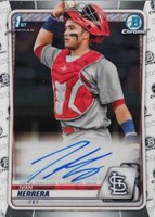 2020 Bowman Chrome Prospect Autographs #CPAIH Ivan Herrera Baseball Card