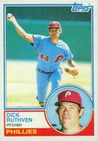 1983 Topps #484 Dick Ruthven Baseball Card