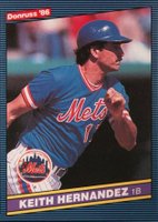 1986 Donruss #190 Keith Hernandez Baseball Card