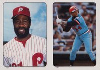 1985 Topps Stickers #307/121 Puckett/Maddox Baseball Card