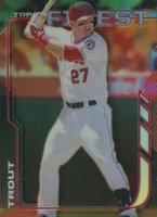 2014 Finest #100 Mike Trout Refractor Baseball Card