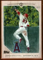 2017 Topps Transcendent Collection MLB Moments Sketch Reproductions #MTR Mike Trout Baseball Card