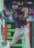 2020 Topps Chrome #139 Max Scherzer Refractor Baseball Card