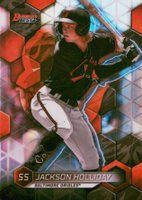 2023 Bowman's Best Top Prospects #TP12 Jackson Holliday Refractor Baseball Card