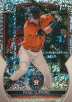 2023 Bowman Chrome Prospects #BCP10 Ryan Clifford Speckle Refractor Baseball Card