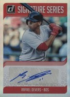 2018 Panini Donruss Signature Series #SS-RD Rafael Devers Baseball Card