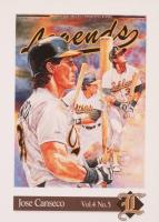 1992 Legends Sports Memorabilia NSCC  #C4 Jose Canseco Baseball Card