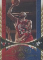 2003 SP Game Used #98 Michael Jordan Gold Basketball Card