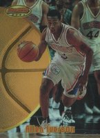 1997 Bowman's Best Preview #BBP1 Allen Iverson Refractor Basketball Card